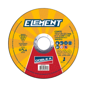 Disco de Corte 115 x 1.6 x 22.23 mm Doble A