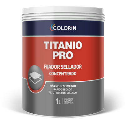 Fijador Sellador Concentrado Titanio Pro 1 Lt Colorín
