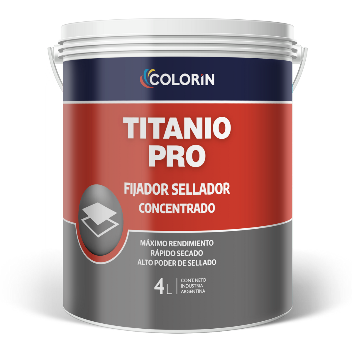 Fijador Sellador Concentrado Titanio Pro 20 Lt Colorín