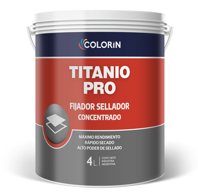 Fijador Sellador Concentrado Titanio Pro 20 Lt Colorín