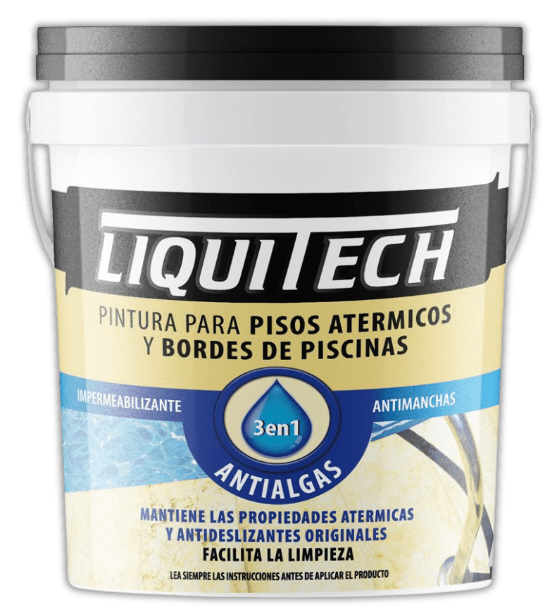 Pintura para Bordes y Pisos Atérmicos Arena 4 Lt Liquitech