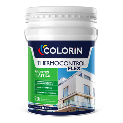 Impermeabilizante para Frentes Thermocontrol Flex 20 Lt Colorín