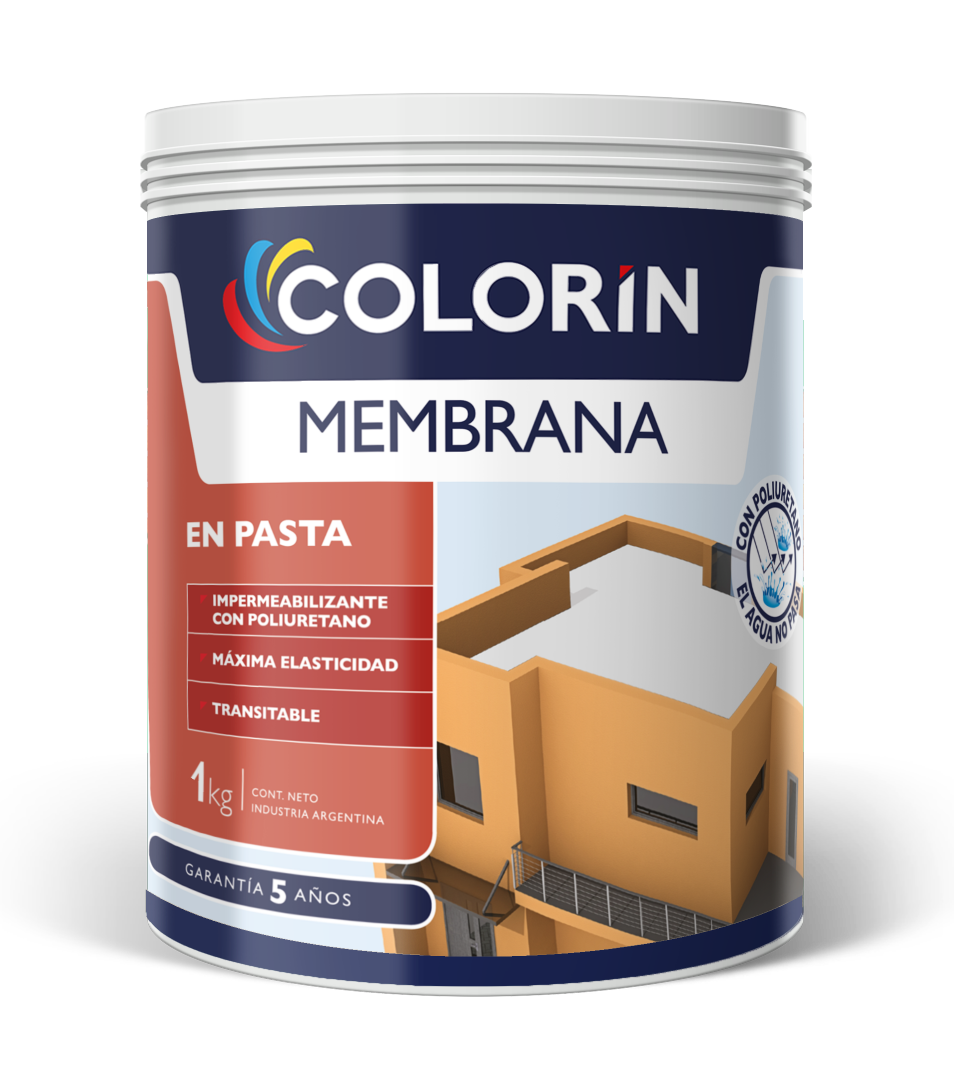 Membrana en Pasta para Techos Thermocontrol 1 Kg Colorín