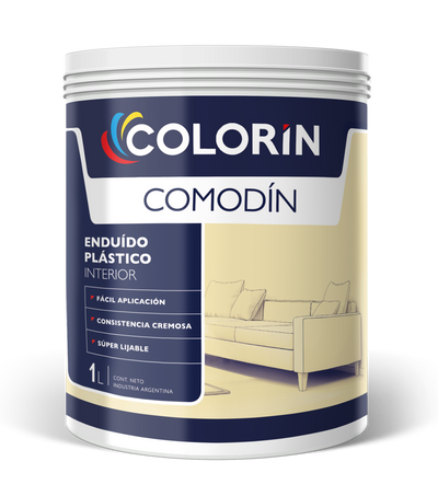 Enduido Interior Comodín 1 Lt Colorín