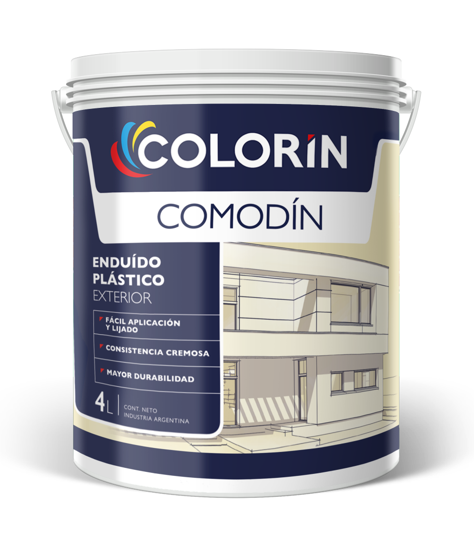 Enduido Exterior Comodín 4 Lt Colorín