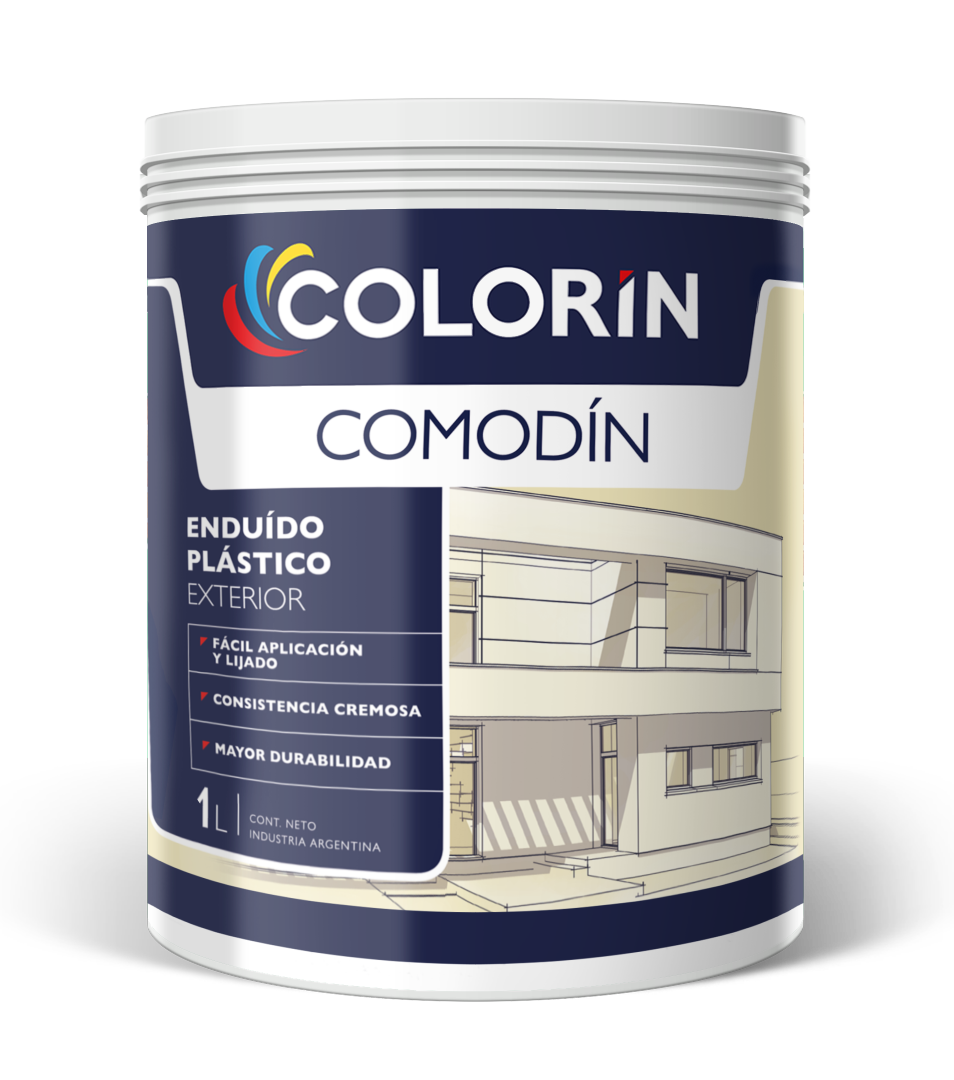 Enduido Exterior Comodín 1 Lt Colorín