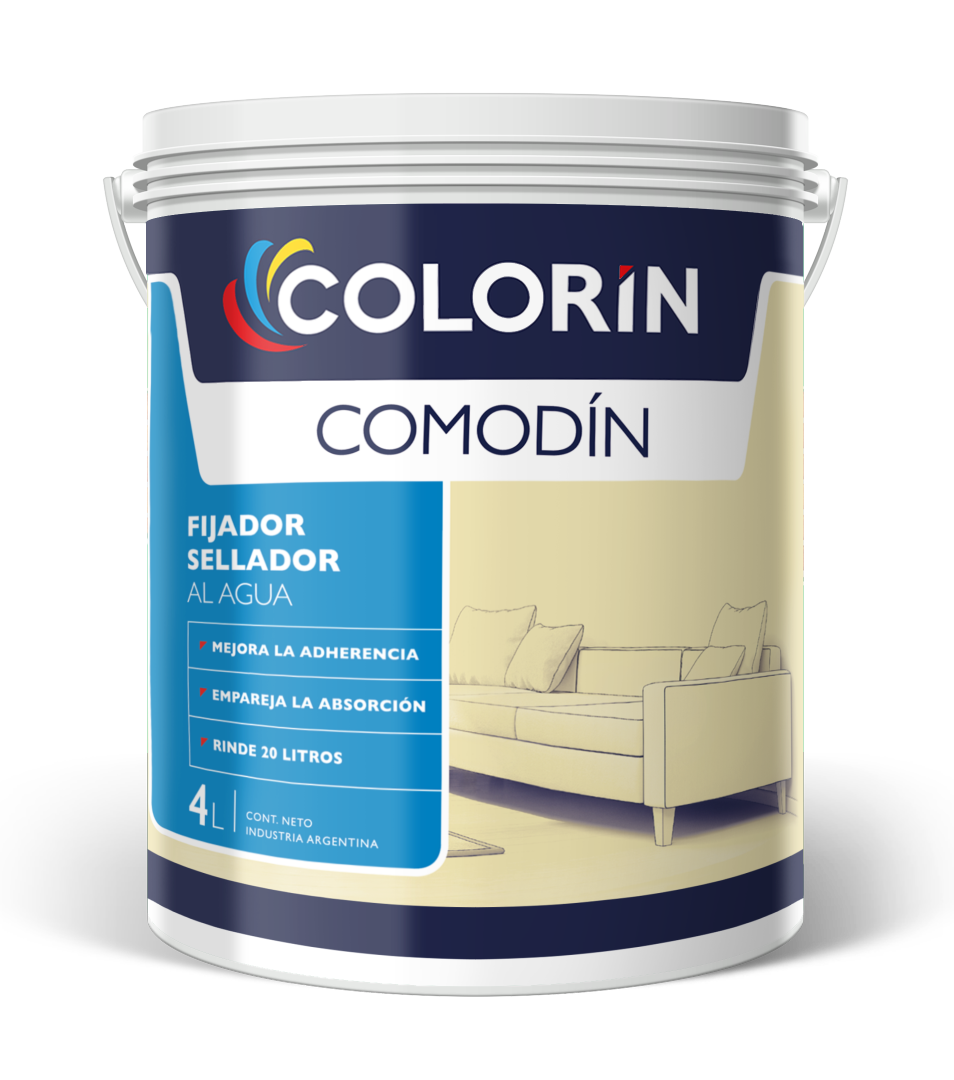 Fijador Sellador al Agua Comodín 4 Lt Colorín