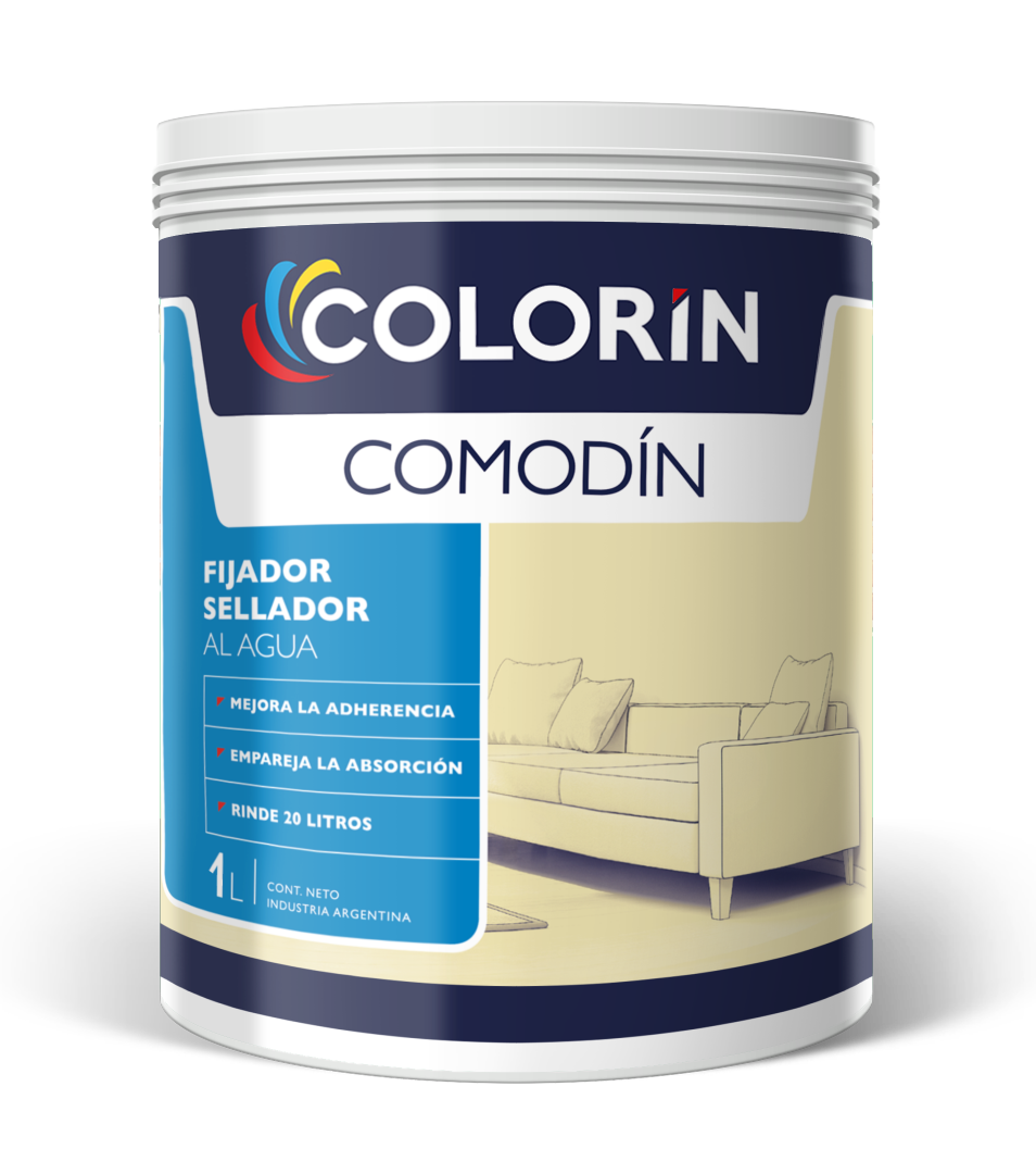 Fijador Sellador al Agua Comodín 1 Lt Colorín