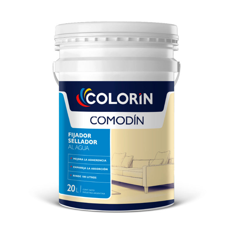 Fijador Sellador al Agua Comodín 20 Lt Colorín