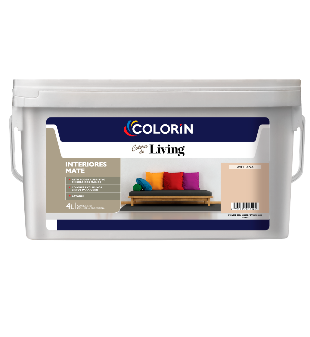 Látex Interior Living Mate 4 Lt Colorín