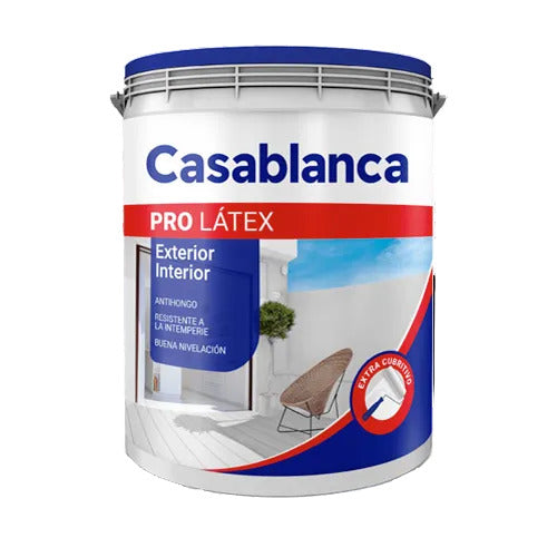 Látex Interior/Exterior Casablanca Pro Blanco 1 Lt Casablanca
