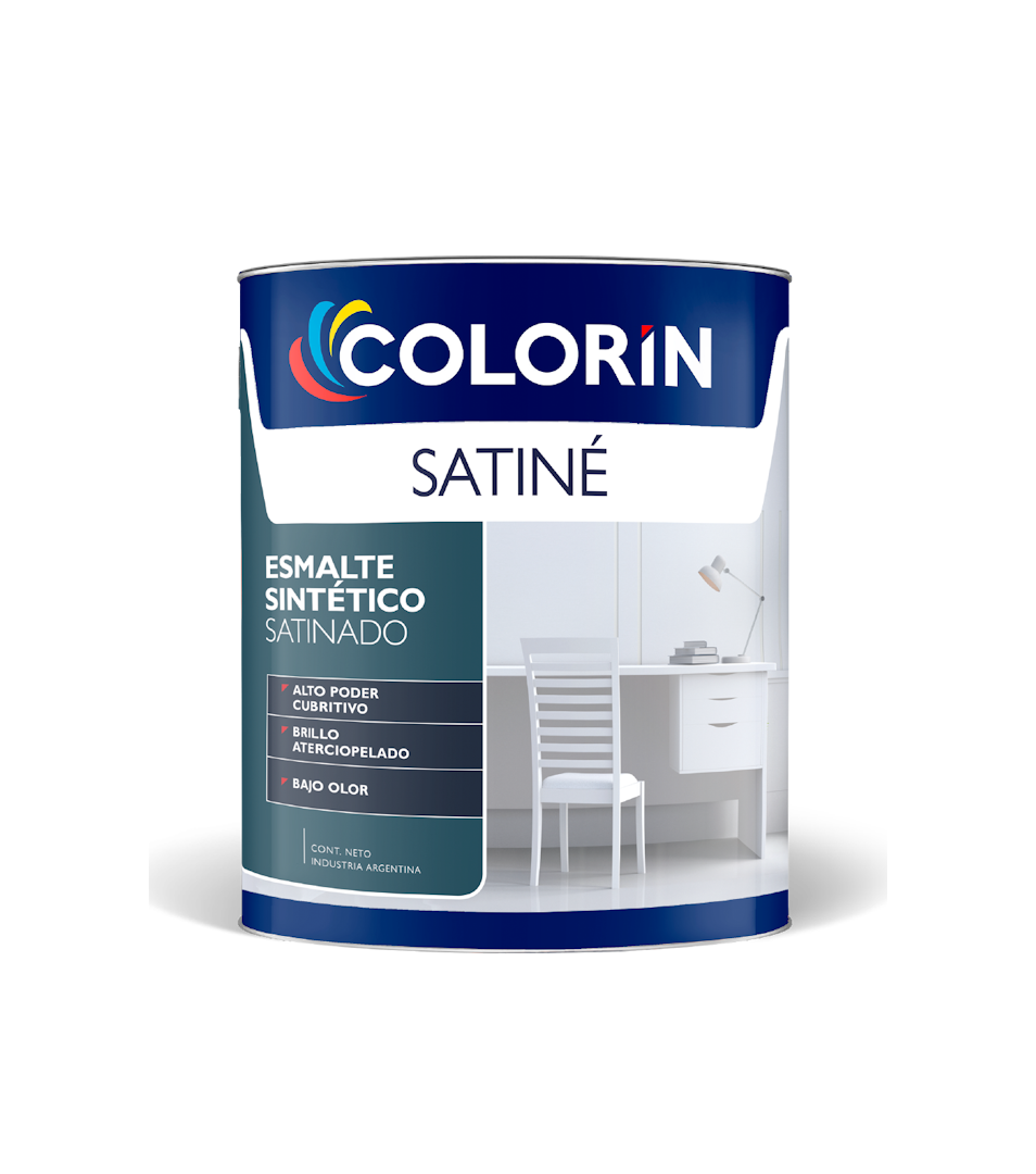 Esmalte Sintético Premium Satiné Satinado Blanco 0.500 Lt Colorín