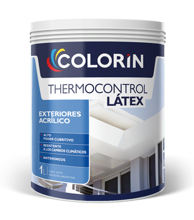Látex Exterior Thermocontrol Flex Blanco 1 Lt Colorín