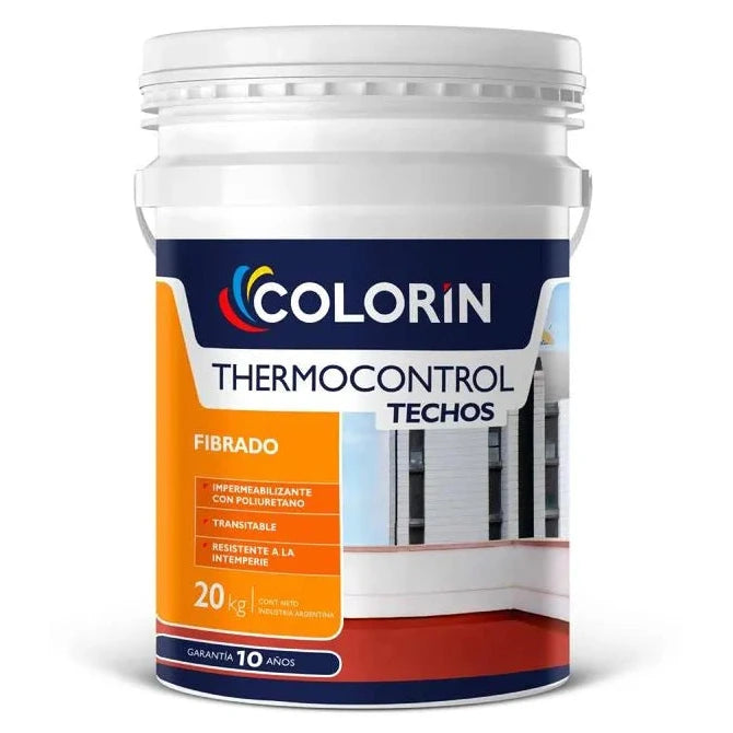 Impermeabilizante Thermocontrol Techos Fibrado 20Kg
