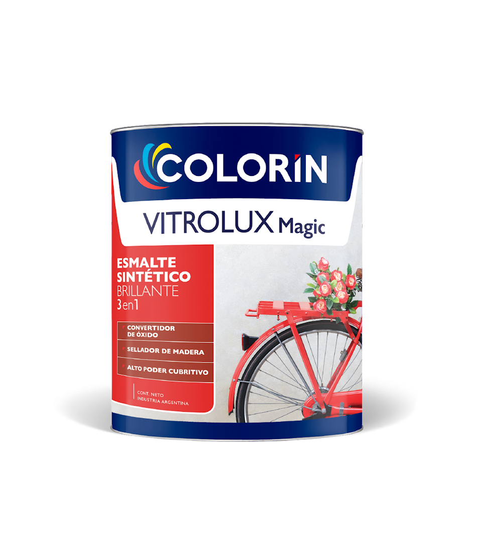 Esmalte Sintético Vitrolux Magic Brillante 0.250 Lt Colorín
