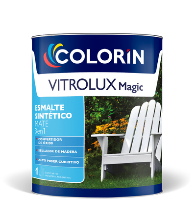 Esmalte Sintético Vitrolux Magic Mate 1 Lt Colorín