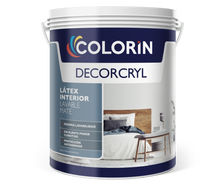 Látex Interior Decorcryl Lavable Mate Blanco 10 Lt Colorín - imagen 1