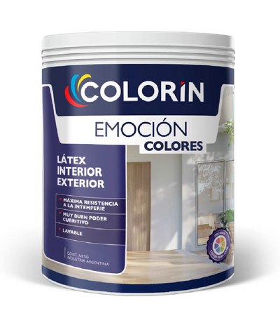 Látex Interior Exterior Emoción Mate 1 Lt Colorín