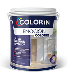 Látex Interior Exterior Emoción Mate Blanco Algodón 10 Lt Colorín - imagen 1