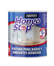 Pintura Hongo Stop Baños y Cocina Blanco 1 Lt Merclin - imagen 1