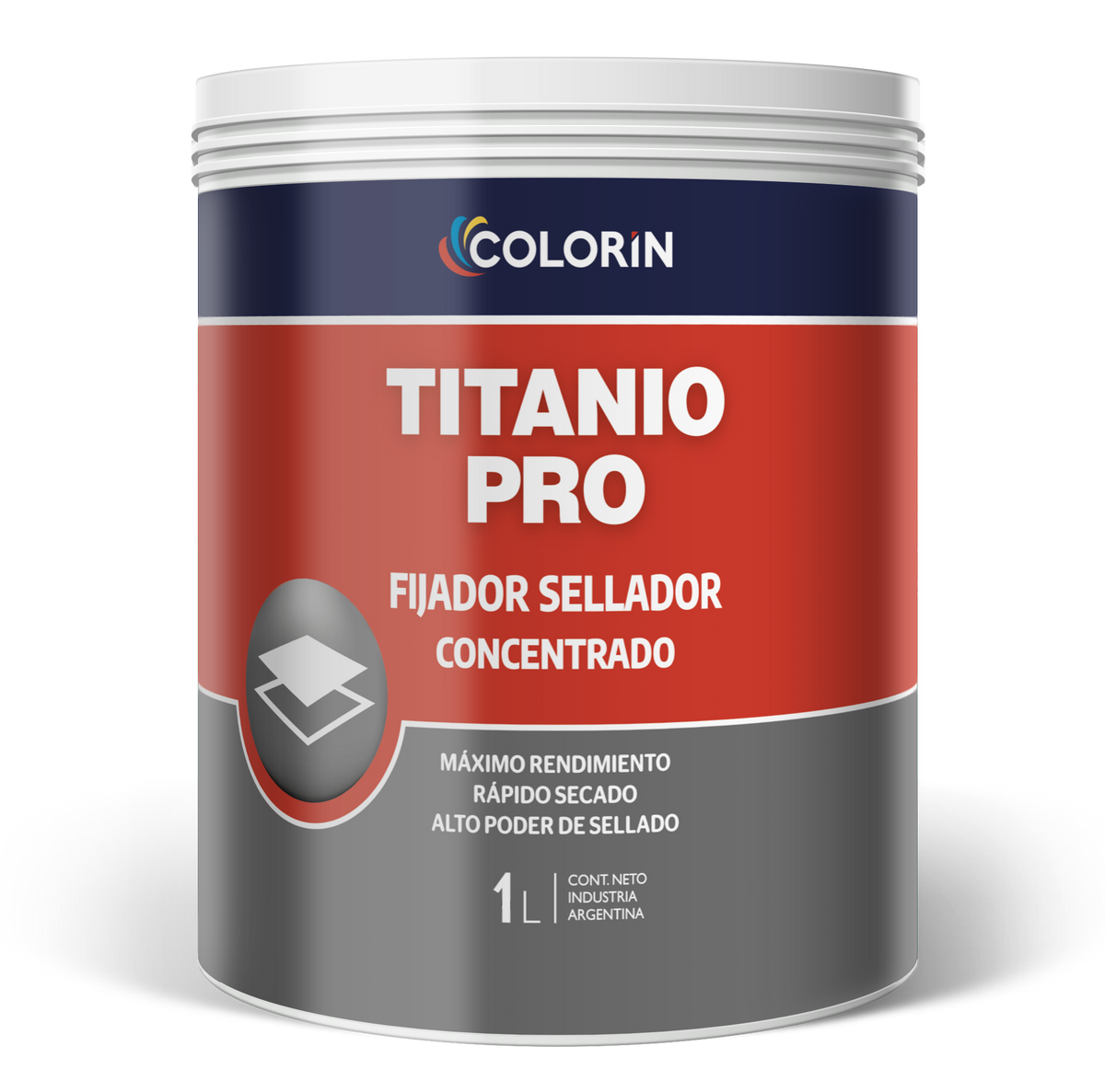 Fijador Sellador Concentrado Titanio Pro 1 Lt Colorín