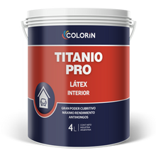 Látex Interior Titanio Pro Blanco 10 Lt Colorín - imagen 1