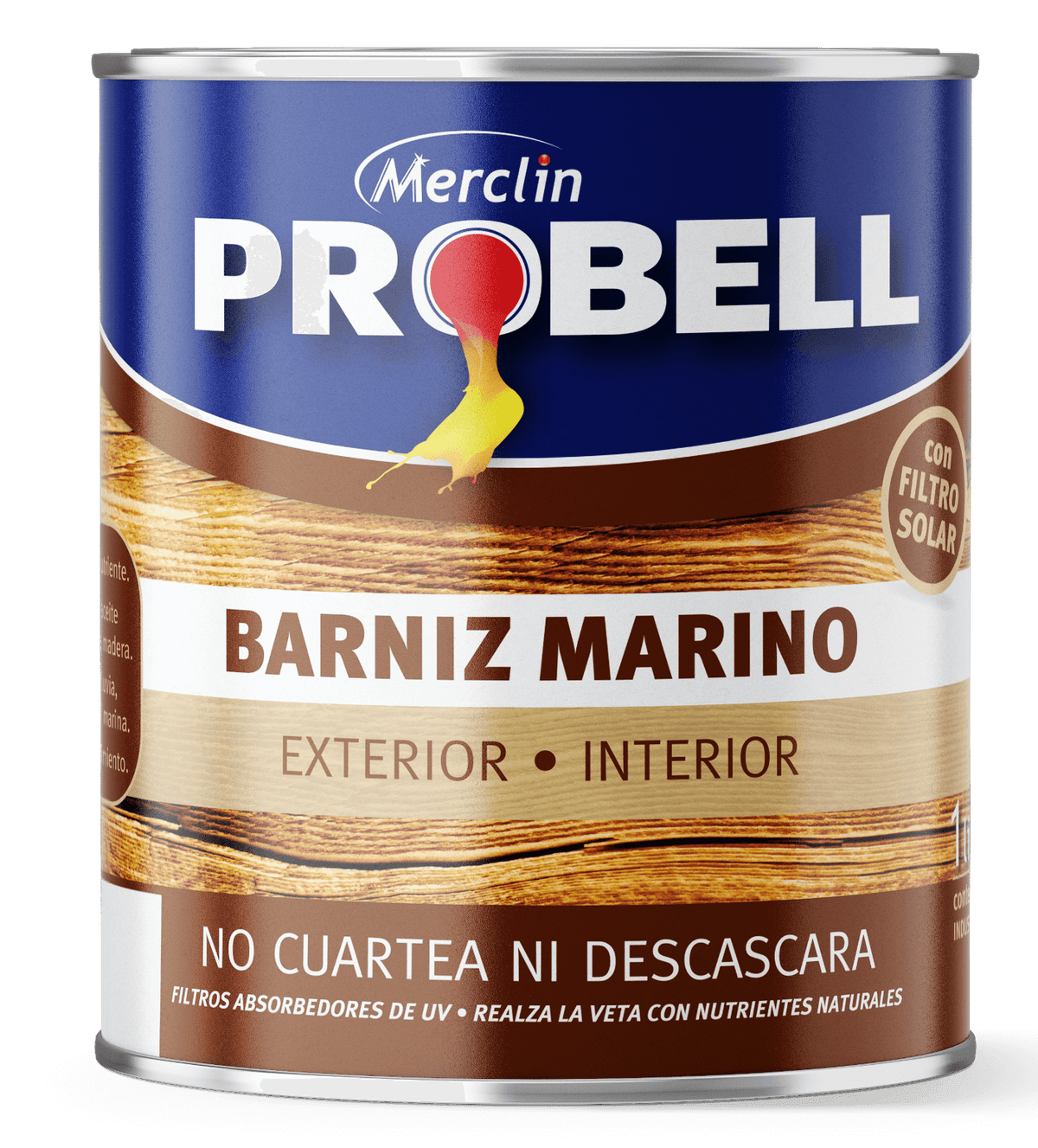 Barniz Marino Satinado 1 Lt Merclin