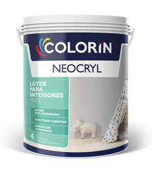Látex Interior Neocryl Antihongo Blanco 4 Lt Colorín - imagen 1