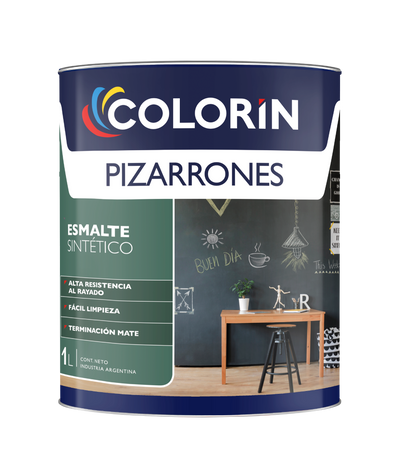 Esmalte Sintético para Pizarrones Mate 1 Lt Colorín
