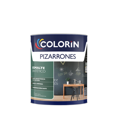 Esmalte Sintético para Pizarrones Mate Negro 0.500 Lt Colorín
