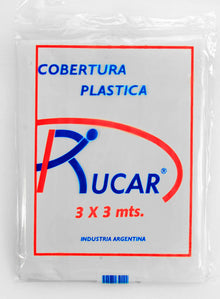 Cobertor Plástico Multiuso Transparente 3x3 m Rucar - imagen 1