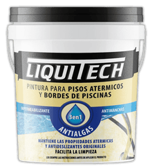 Pintura para Bordes y Pisos Atérmicos Arena 4 Lt Liquitech - imagen 1