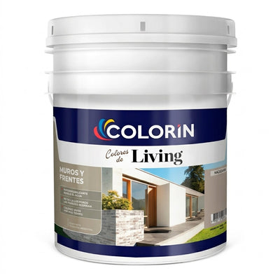Látex Exterior Impermeable Living Muros y Frentes Mate 20 Lt Colorín