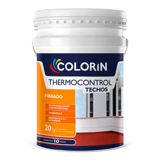 Impermeabilizante Thermocontrol Techos Fibrado 20 Kg Colorín - imagen 1
