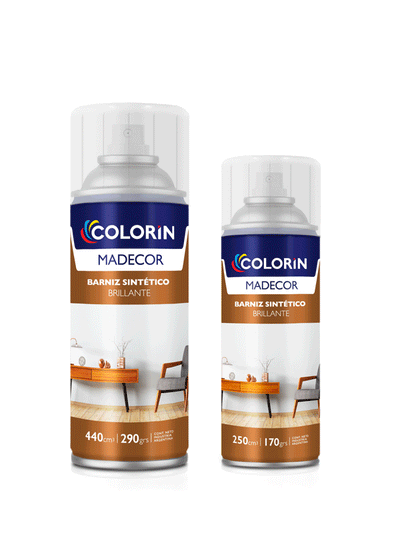 Aerosol Barniz Incoloro Madecor Brillante 440 Cc Colorín