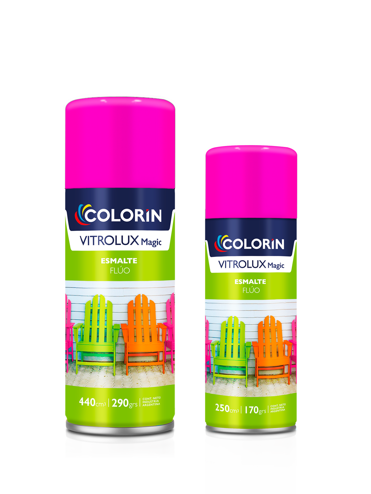 Aerosol Esmalte Fluorescente 440 Cc Colorín