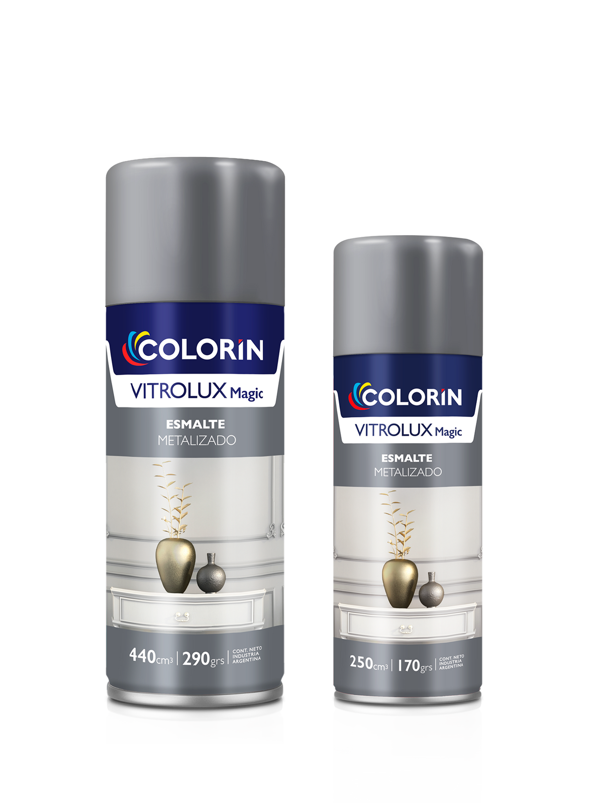 Aerosol Esmalte Metalizado 440 Cc Colorín