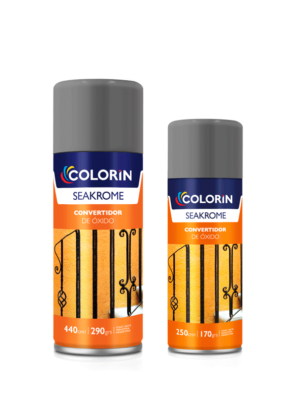 Aerosol Convertidor de Óxido Seakrome 440 Cc Colorín
