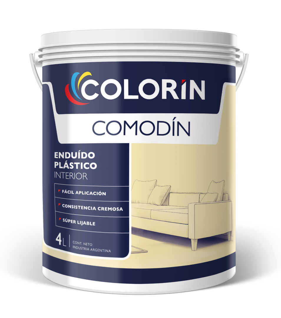 Enduido Interior Comodín 4 Lt Colorín