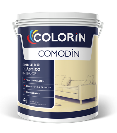 Enduido Interior Comodín 4 Lt Colorín