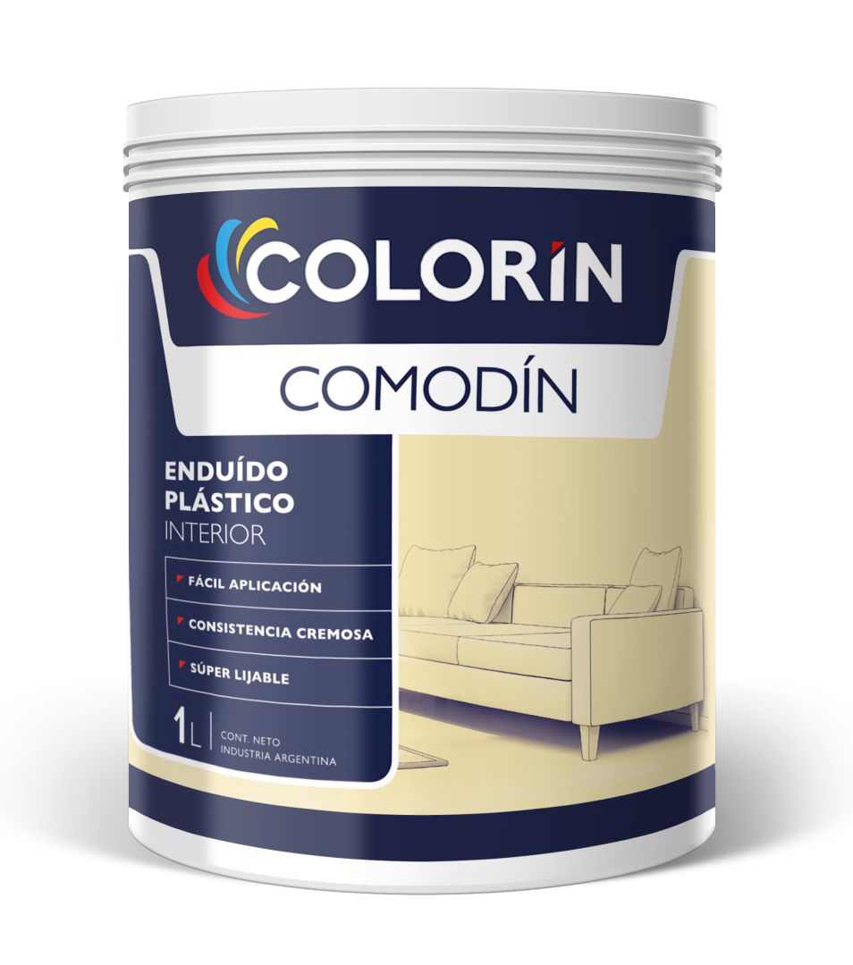 Enduido Interior Comodín 1 Lt Colorín