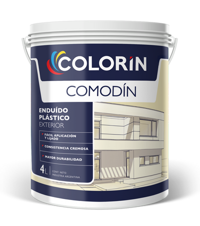 Enduido Exterior Comodín 4 Lt Colorín