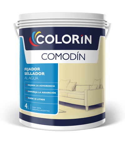 Fijador Sellador al Agua Comodín 4 Lt Colorín