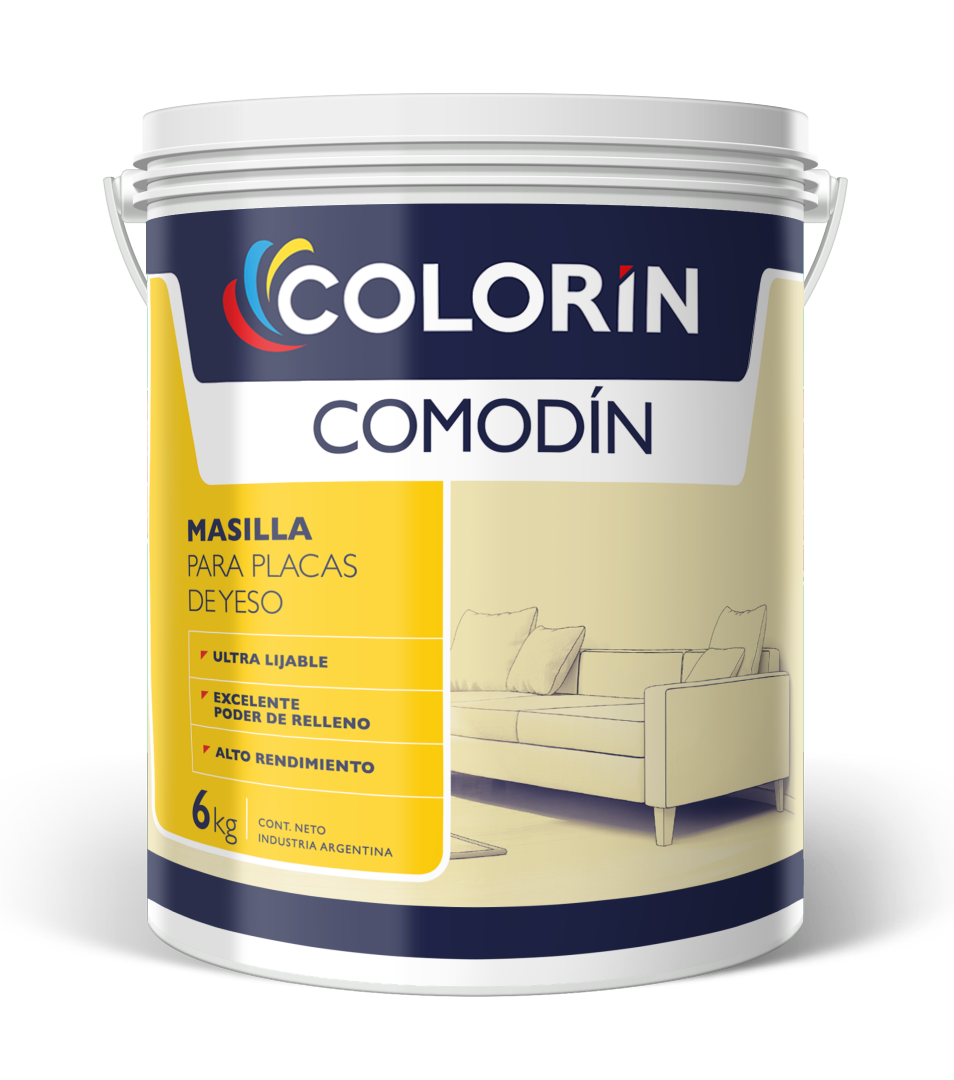 Masilla para Placas de Yeso Comodín 6 Kg Colorín