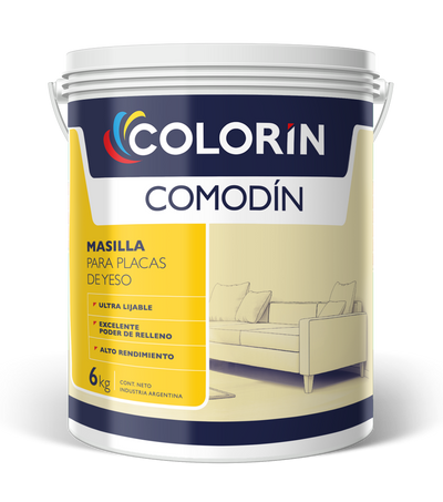 Masilla para Placas de Yeso Comodín 6 Kg Colorín