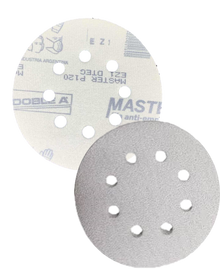 Disco de Papel Autofijante Antiempastante Grano 80 127 mm 8 Perforaciones Doble A - imagen 1