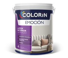 Látex Interior Emoción Satinado Blanco 10 Lt Colorín - imagen 1