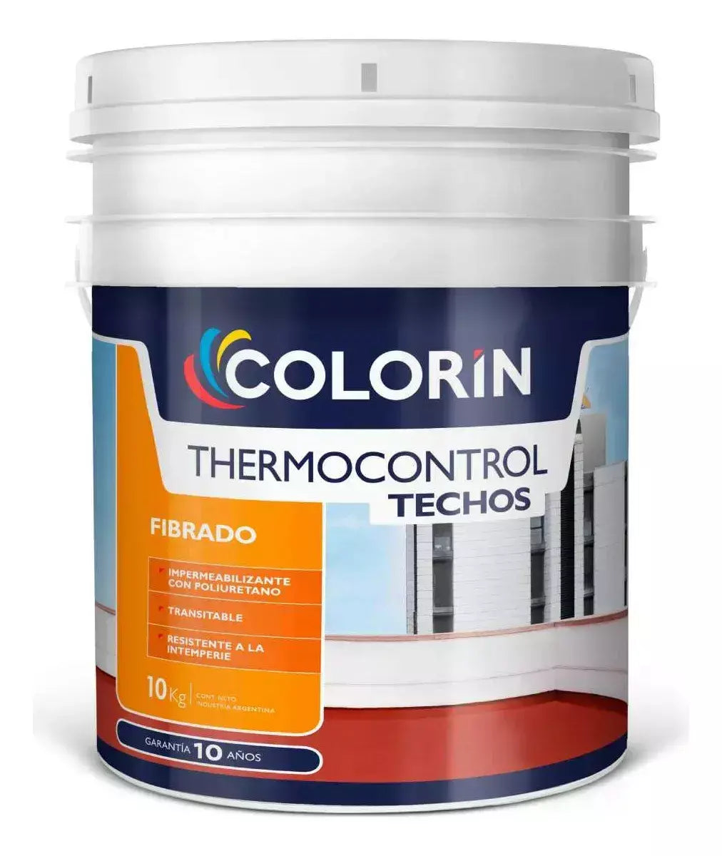 Impermeabilizante Thermocontrol Techos Fibrado 10Kg