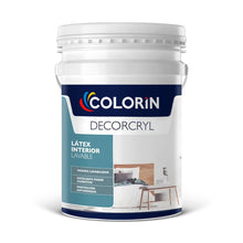 Látex Interior Decorcryl Lavable Mate Blanco 20 Lt Colorín - imagen 1
