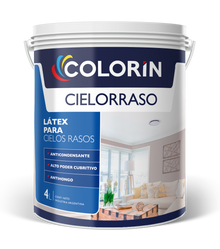 Látex para Cielorrasos Antihongo Blanco 4 Lt Colorín - imagen 1
